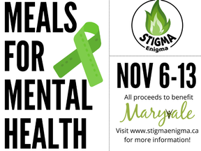 The Stigma Enigma campaign to raise funds for Maryvale by having people donate when ordering food from participating restaurants, runs Nov. 6-13.