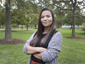 Beckie Berlasty is a lead researcher on a project examining early childhood literacy. She is shown on Friday, October 22, 2021 at the St. Clair College main campus in Windsor.