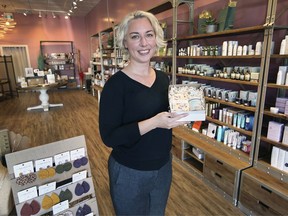 Debra Purdy, owner of ShopEco is shown at the Tecumseh store on Tuesday, October 19, 2021.