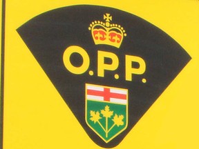 Ontario Provincial Police insignia.