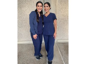 Rana Allawnha (left) is a Registered Nurse at Beaumont Hospital and Program Manager for its nursing teams Magnet® journey and her sister Rodanna Allawnha is an RN in Beaumont’s stroke accredited neurology unit - Supplied