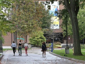 A view of the University of Windsor campus on Oct. 8, 2021.