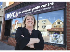 Donna Roy, program manager for the Windsor Youth Centre, is shown at the Wyandotte Avenue East organization on Tuesday, October 19, 2021.