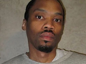In this file photo taken Feb. 5, 2018, and obtained from the Oklahoma Department of Corrections in Oklahoma City, shows death row inmate Julius Jones.