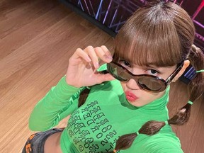 Blackpink's Lisa is pictured in recent photo posted on her Instagram account.