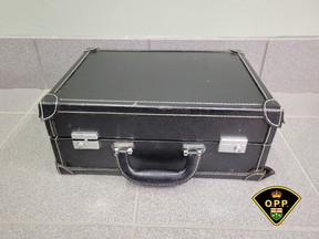 Ontario Provincial Police are looking for the owner of a briefcase recently found in Leamington with hopes of returning it.