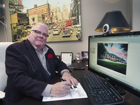 Manor Realty general manager Rob Agnew is shown at his Windsor office on Tuesday, November 2, 2021.