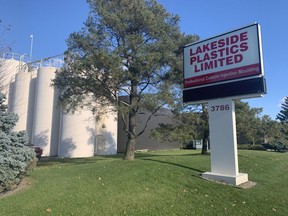 Lakeside Plastics in Oldcastle is pictured on Monday, November 22, 2021.