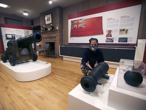 Madelyn Della Valle curator at Museum Windsor Francois Baby House is shown at the facility on Tuesday, November 2, 2021.