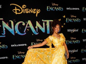 FILE PHOTO: Adassa attends the premiere for the film "Encanto" at El Capitan Theatre in Los Angeles, California, U.S., November 3, 2021. REUTERS/Ringo Chiu/File Photo