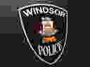 Windsor Police Service insignia at downtown headquarters.