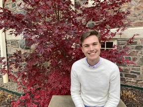 Nick Harris, 21, of Windsor, was selected as a 2022 Rhodes Scholar. Harris will study international relations at the University of Oxford starting October 2022.