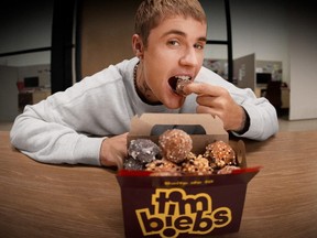 The limited-edition lineup of Justin Bieber’s Timbiebs Timbits are now available at participating Tim Hortons restaurants in Canada and the U.S., along with a lineup of exclusive merch.