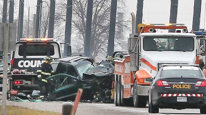 Two-vehicle crash kills two people near Leamington