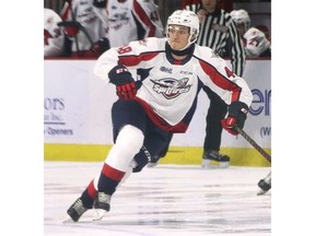 Windsor Spitfire Alex Christopoulos scored twice on Saturday in a 6-5 road win over the Flint Firebirds.