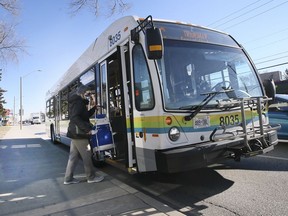 A Transit Windsor bus is shown on Tecumseh Road East near Pillette Road on Monday, December 13, 2021. Council passed a "prudent" 2022 budget calling for a 1.86 per cent tax increase Monday, with most councillors citing the COVID-battered economy as the reason to stall a major expansion to the transit system.