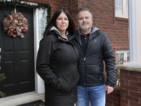 Denise and John Salaris are shown at their Windsor home on Monday, December 6, 2021.