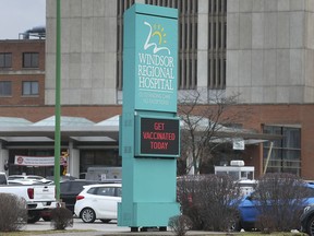 El campus del Met's Windsor Regional Hospital se muestra el 29 de diciembre de 2021.