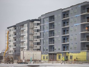 Condominium development off McHugh Street and Lauzon Road, is seen on Wednesday, January 5, 2021.