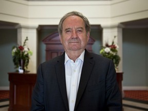 Frank Hasenfratz, chairman of Linamar Corp., at his company's office in Guelph, Ont.