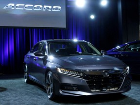 American Honda Motor introduces the 2018 Honda Accord at the Garden Theater in Detroit, July 14, 2017.