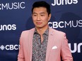 Simu Liu on the red carpet at the Juno Awards in London, Ont. on Sunday March 17, 2019.