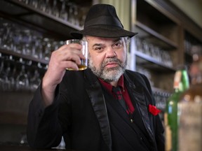 Rob Tymec, host of Bootleggers, Tales, and Tastings, happening this weekend at the Water's Edge Event Centre, the former Our Lady of the Rosary, on Wednesday, February 23, 2022.