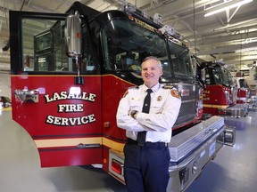 LaSalle Fire Service Chief Ed Thiessen is shown at the municipality's fire station on Tuesday, February 15, 2022.