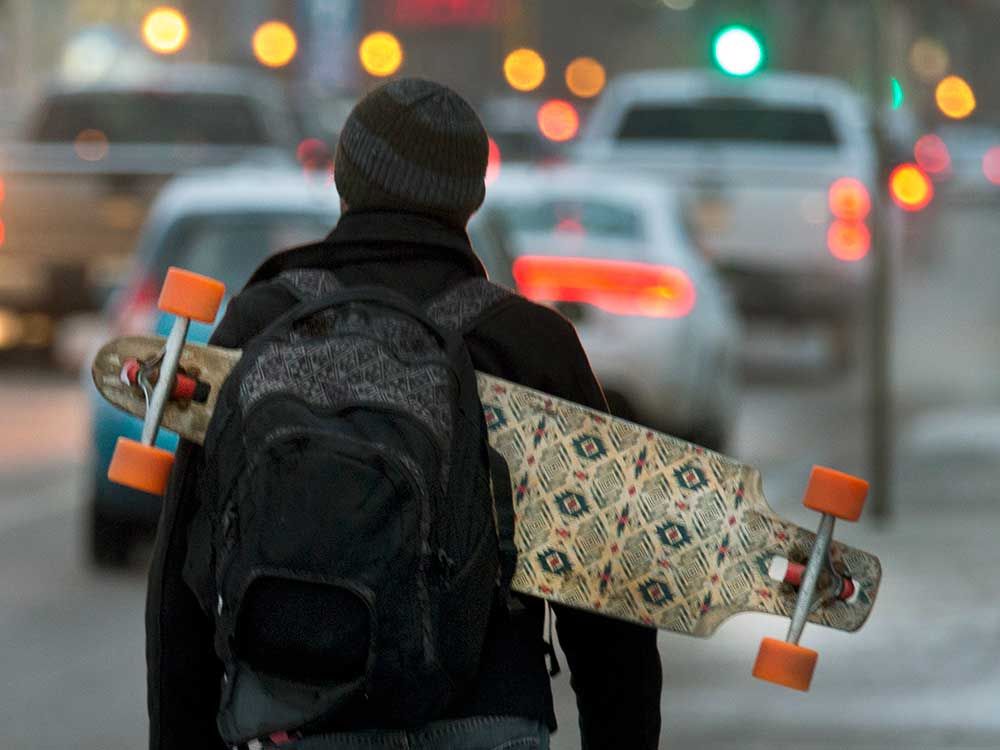 An example of a longboard is shown in this Saskatoon file photo from March 2016.