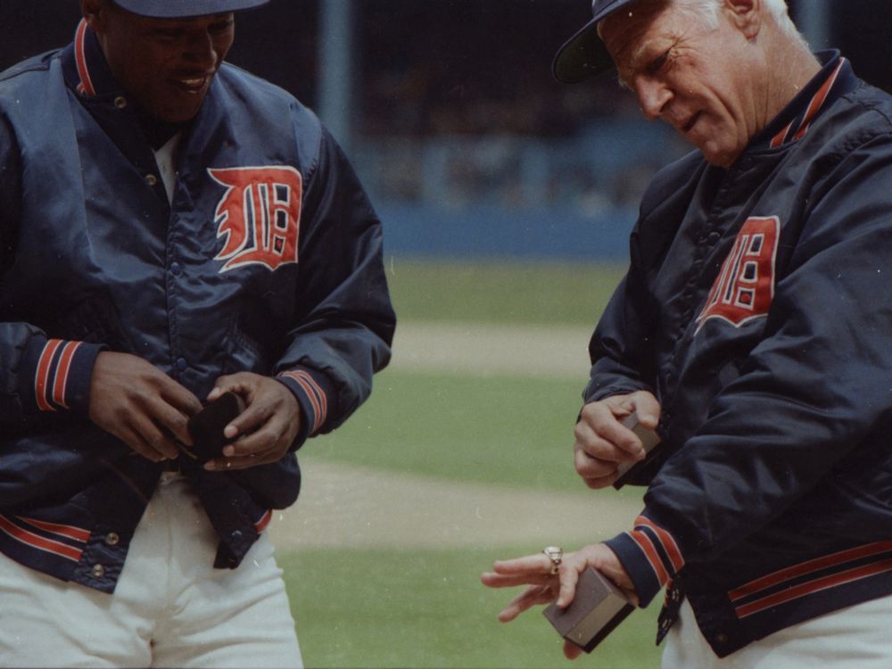 Detroit Tigers jersey retirement dates for Alan Trammell and Jack