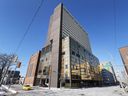 L'immeuble Westcourt Place, au centre-ville de Windsor, en Ontario.  est diffusé le mardi 15 février 2022.