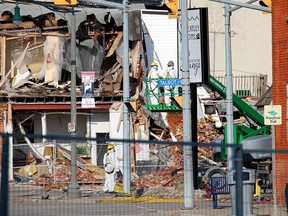 Crews were seen here in early December 2021 continuing the work to try to trace the source of gas that has already caused a massive explosion in downtown Wheatley. A number of gas leaks have also been detected since the first hydrogen sulphide gas leak occurred in early June.