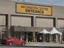 The COVID-19 vaccination centre at the Devonshire Mall in Windsor is shown on March 3, 2022.