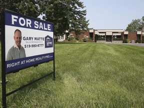 A home for sale on Riverside Drive East in Windsor is shown on Tuesday, July 27, 2021.