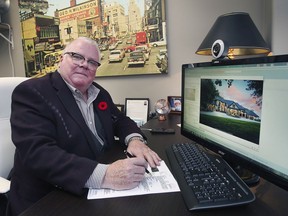 Manor Realty general manager Rob Agnew is shown at his Windsor office on Tuesday, November 2, 2021.