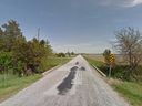 A Google Maps image of Mersea Road 8 east of County Road 37 in Essex County.