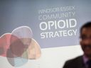 Le logo de la Stratégie communautaire sur les opioïdes et les substances de Windsor-Essex est affiché dans cette photo d'archive de janvier 2018.
