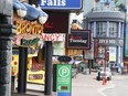Clifton Hill attractions are seen in Niagara Falls, Ont, March 19, 2020.