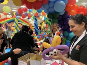 Louise Fama, owner of Balloon Lady Lou from Windsor, Ontario has been selected from hundreds of Balloon Professional applicants to help create the USAÕs very first Big Balloon Build.