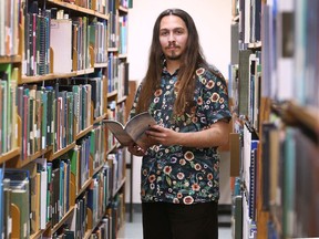 BookFest/Festival du livre Windsor's planning chair Alexei Ungurenasu is shown at the Leddy Library at the University of Windsor on Friday, April 15, 2022.