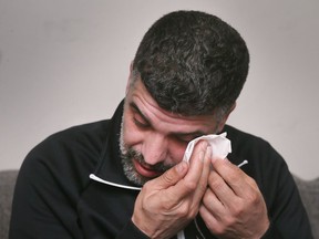 Sobhi Srour, a Windsor cab driver is shown at his home on Saturday, March 19, 2022. He recently suffered serious eye injuries on the job in his cab.