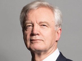 David Davis, the British MP and former Brexit secretary and Minister of State for Europe.