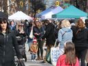  The Downtown Windsor Farmers' Market is shown on Saturday, April 2, 2022.