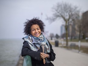 Former Governor General of Canada, Michaëlle Jean, is pictured in downtown Windsor, on Tuesday, April 5, 2022.