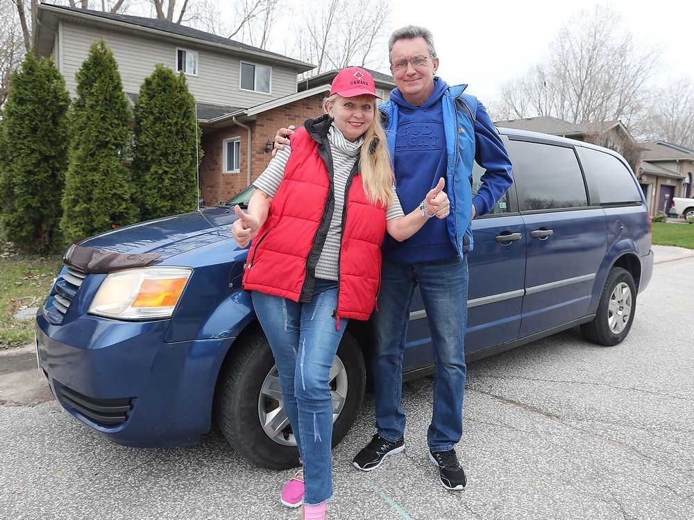 LaSalle businesses donate auto parts to help repair van for a newly arrived Ukrainian family