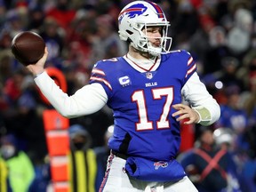 Josh Allen of the Buffalo Bills. Timothy T Ludwig/Getty Images)