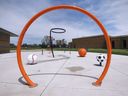 A new splash pad is shown at the Forest Glade Optimist Park on Thursday, May 12, 2022.