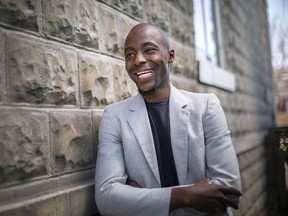 "Thank you, Canada." Moussa Keita, a refugee from Ivory Coast, who is set to receive the Inspire Award at the upcoming Herb Grey Gala, is pictured on Wednesday, May 4, 2022.
