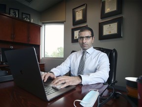 WINDSOR, ONTARIO. JUNE 3, 2021 - Dr. Wassim Saad, Chief of Staff at Windsor Regional Hospital is shown at his office on Thursday, June 3, 2021.