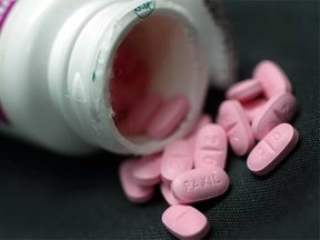 Une image d'archive d'une bouteille de la pilule antidépressive Paxil.